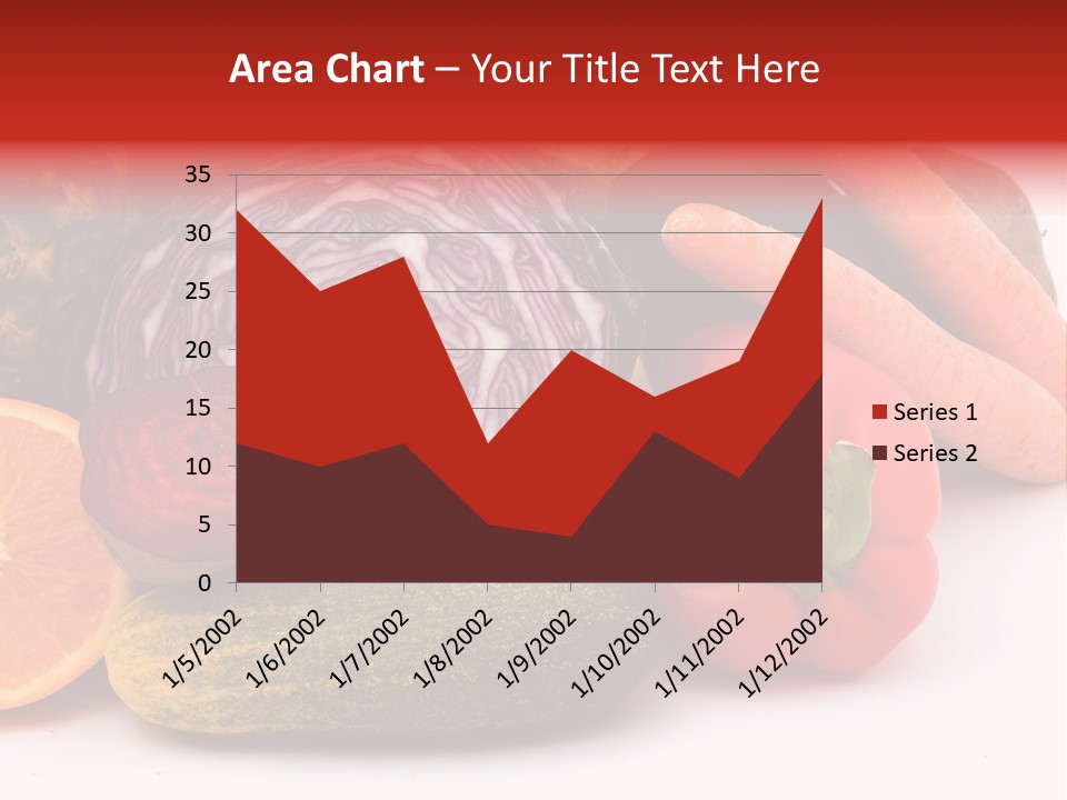 Cucumber Tangerine Food PowerPoint Template