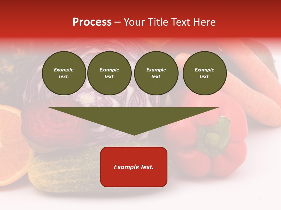 Cucumber Tangerine Food PowerPoint Template