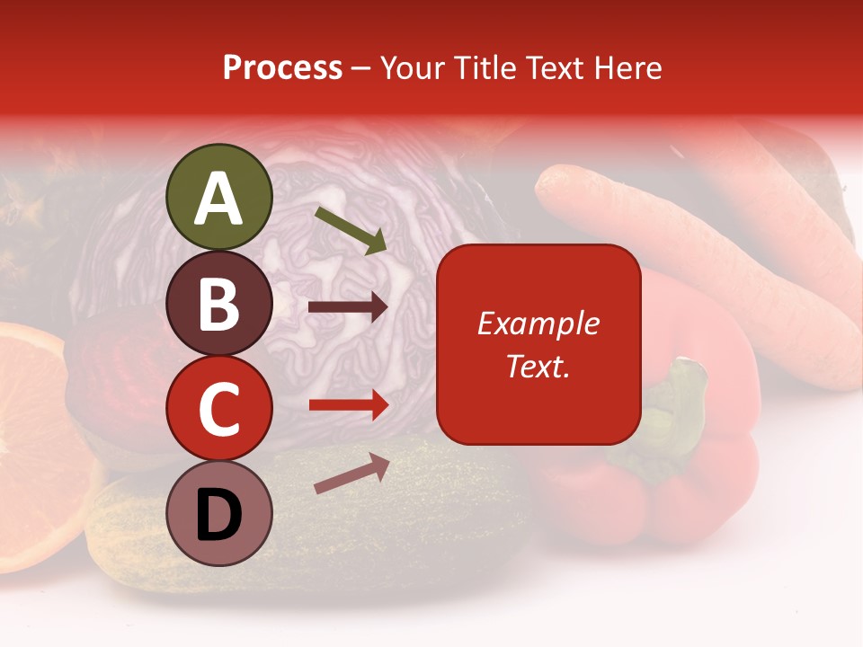 Cucumber Tangerine Food PowerPoint Template