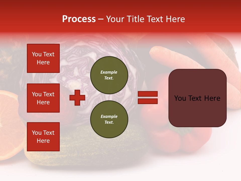 Cucumber Tangerine Food PowerPoint Template