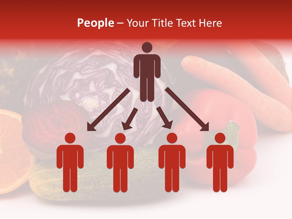 Cucumber Tangerine Food PowerPoint Template