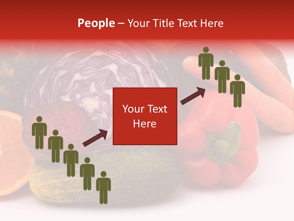 Cucumber Tangerine Food PowerPoint Template