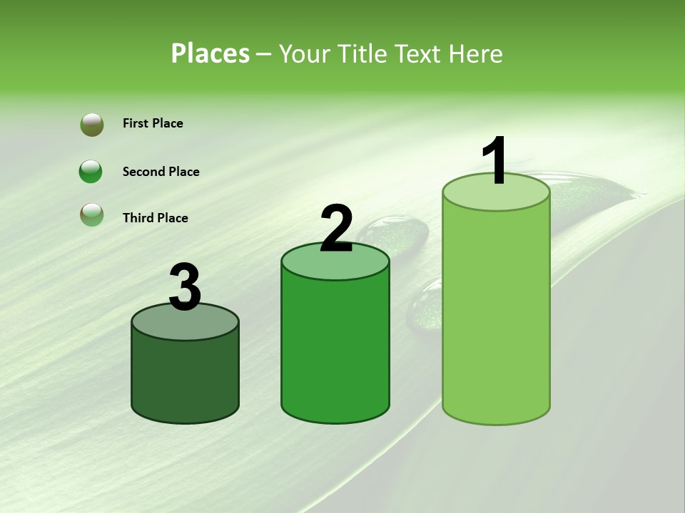 Botany Green Water PowerPoint Template