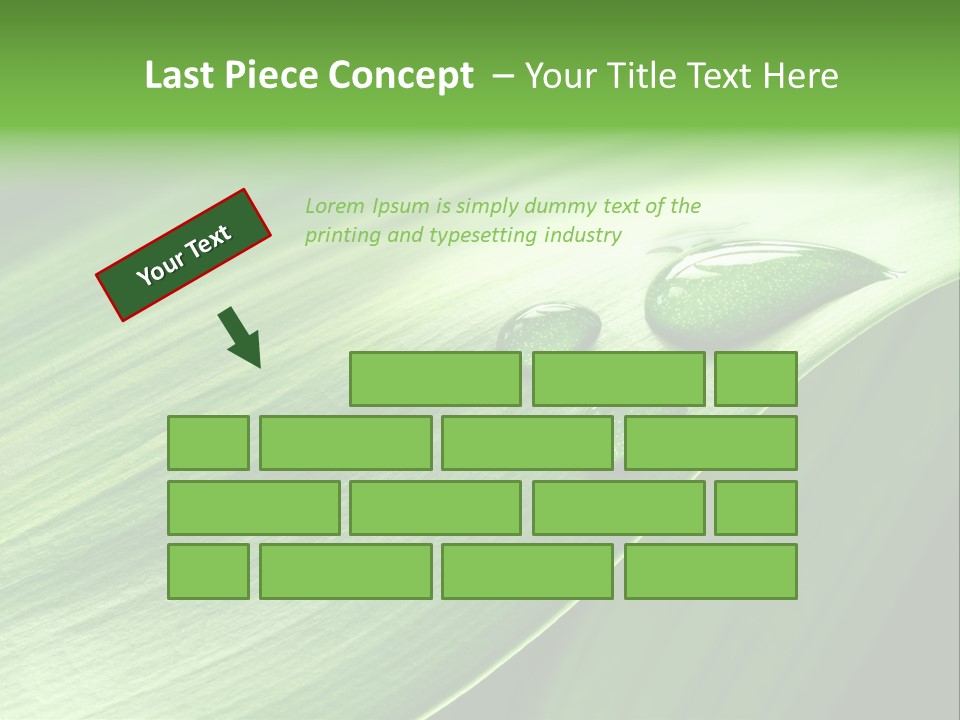 Botany Green Water PowerPoint Template