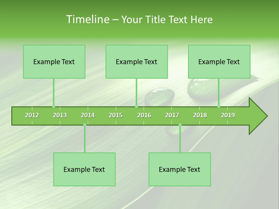 Botany Green Water PowerPoint Template