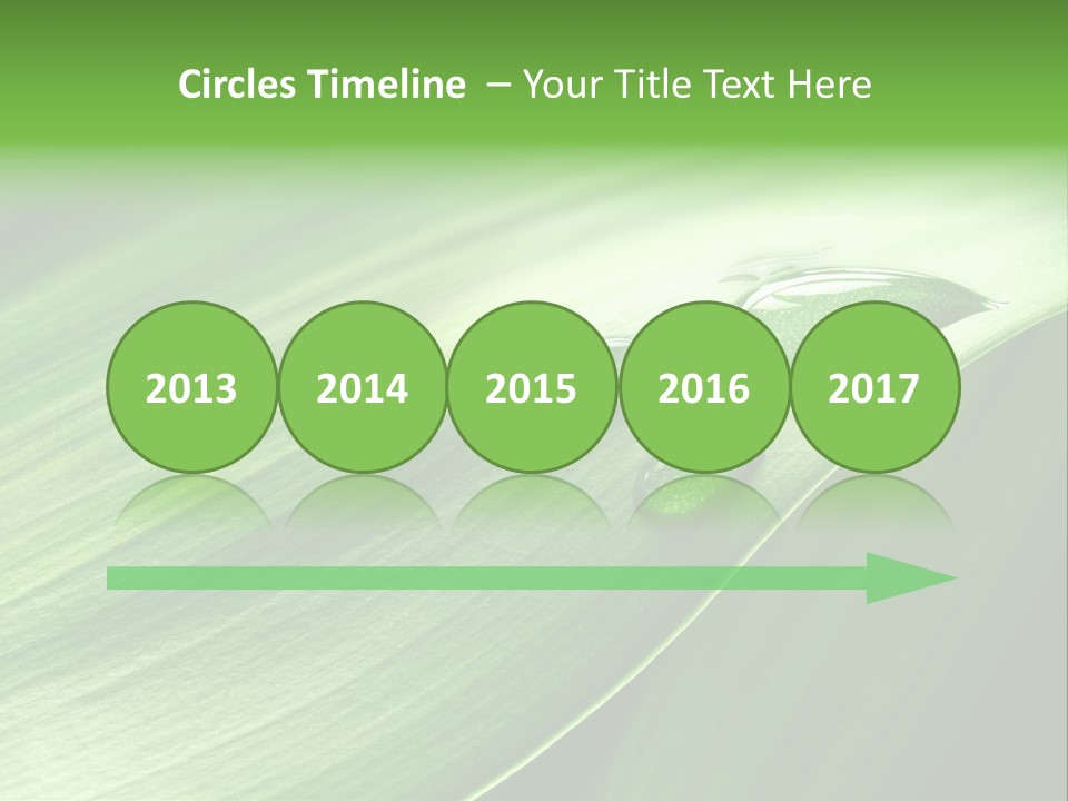 Botany Green Water PowerPoint Template