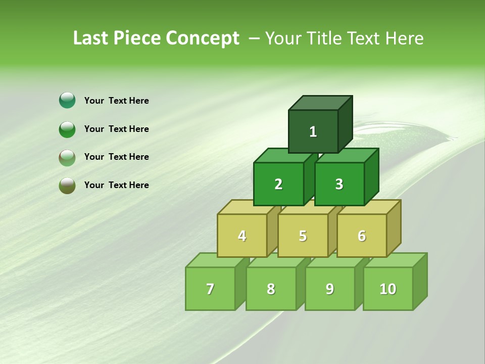 Botany Green Water PowerPoint Template