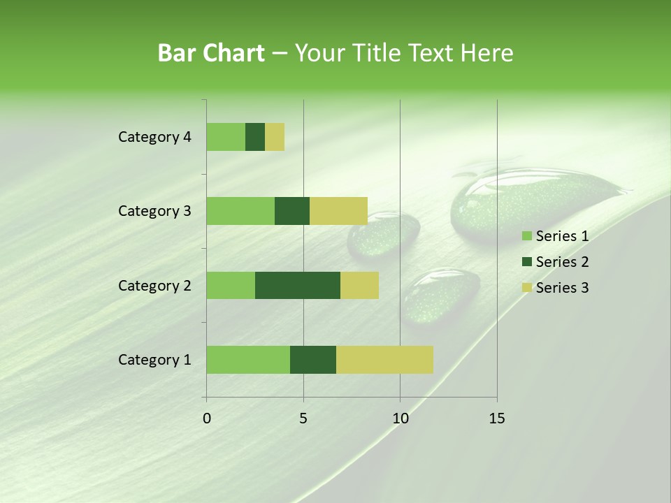 Botany Green Water PowerPoint Template