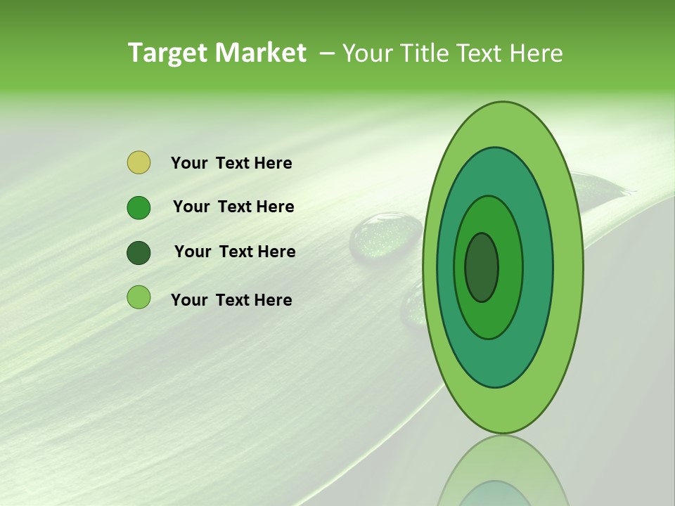 Botany Green Water PowerPoint Template