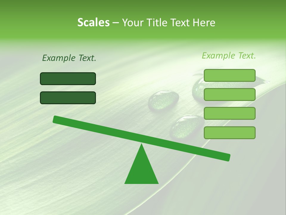 Botany Green Water PowerPoint Template