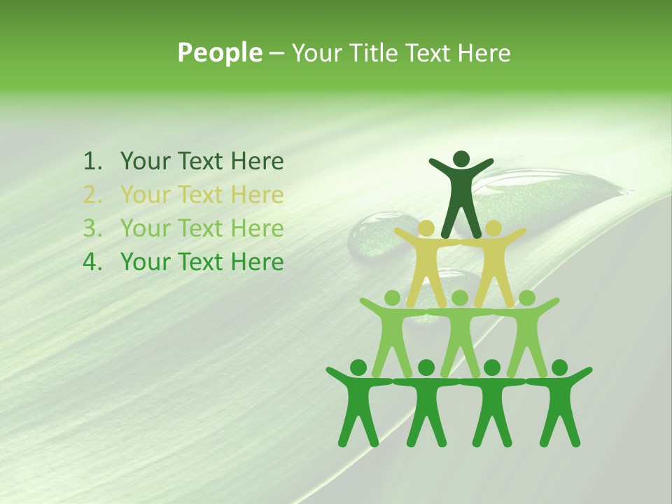 Botany Green Water PowerPoint Template