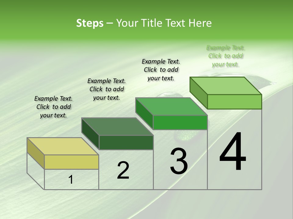 Botany Green Water PowerPoint Template