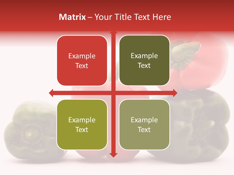 Pepper Diet Food PowerPoint Template