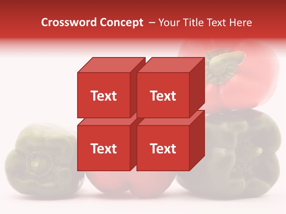 Pepper Diet Food PowerPoint Template