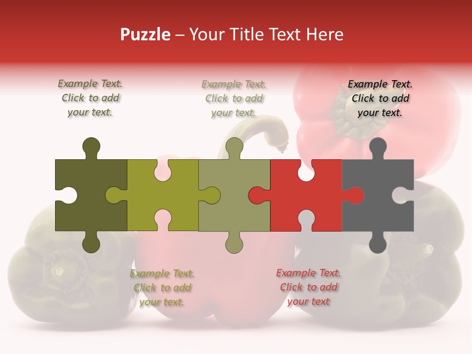 Pepper Diet Food PowerPoint Template