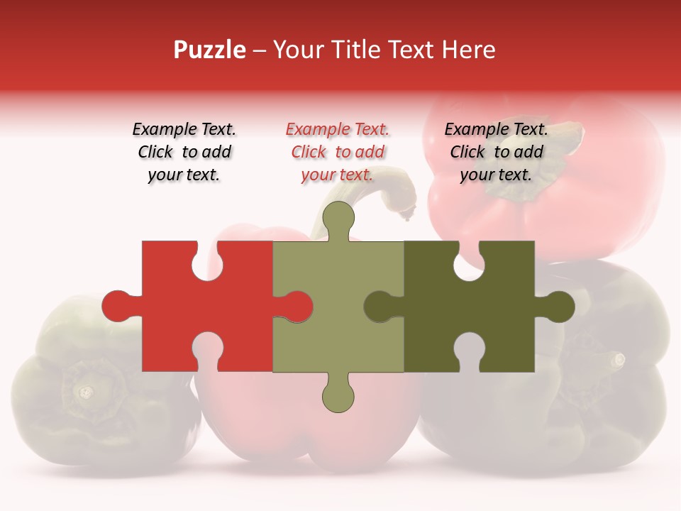 Pepper Diet Food PowerPoint Template