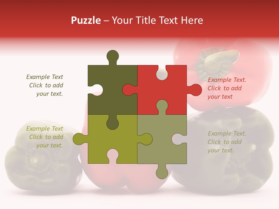 Pepper Diet Food PowerPoint Template