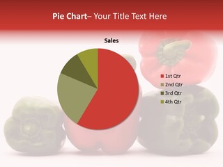 Pepper Diet Food PowerPoint Template