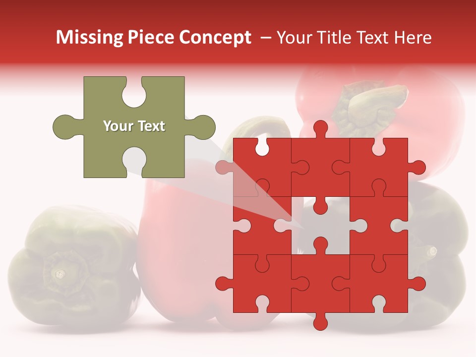 Pepper Diet Food PowerPoint Template