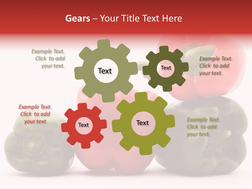 Pepper Diet Food PowerPoint Template