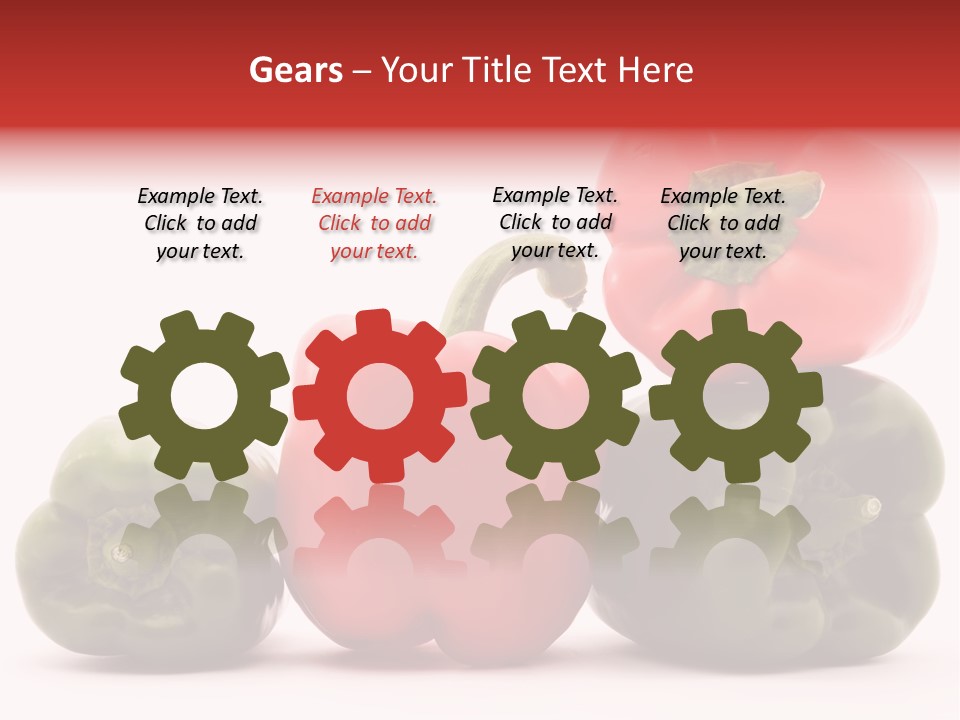 Pepper Diet Food PowerPoint Template