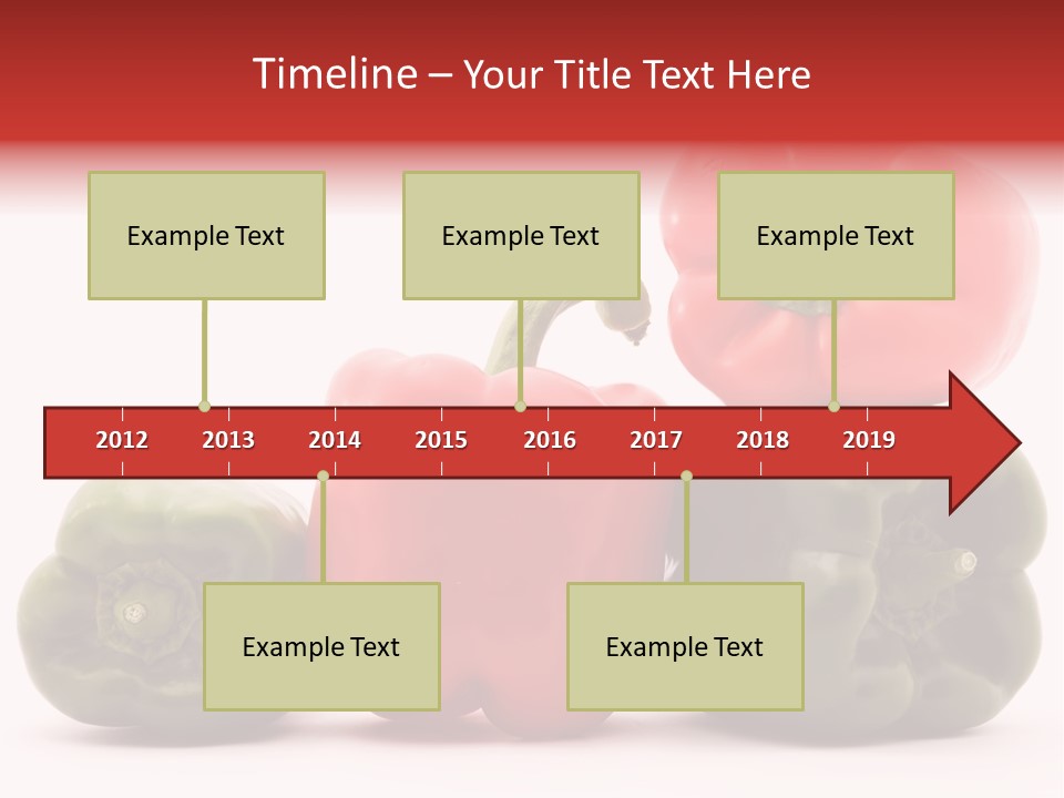 Pepper Diet Food PowerPoint Template