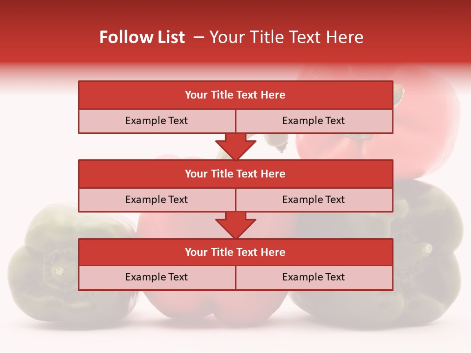 Pepper Diet Food PowerPoint Template