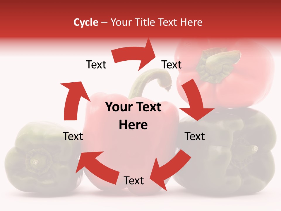 Pepper Diet Food PowerPoint Template