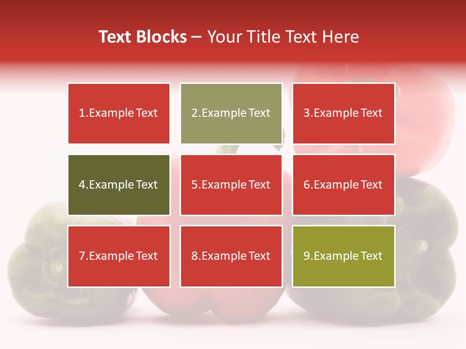 Pepper Diet Food PowerPoint Template