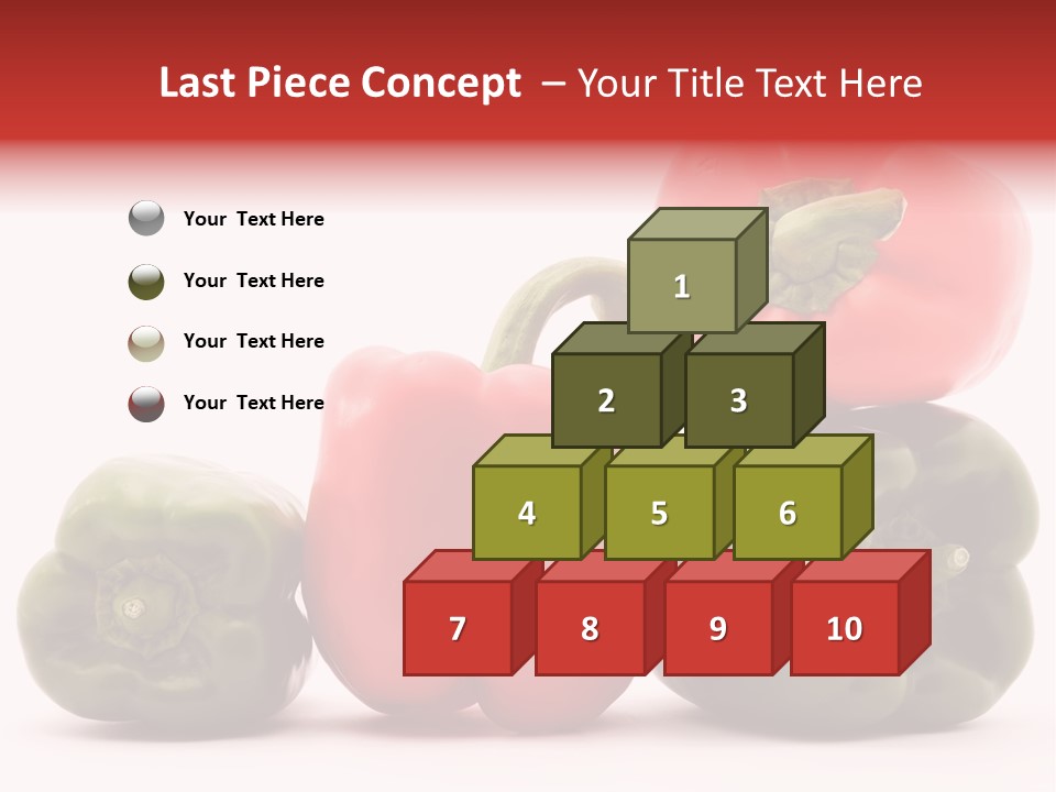 Pepper Diet Food PowerPoint Template