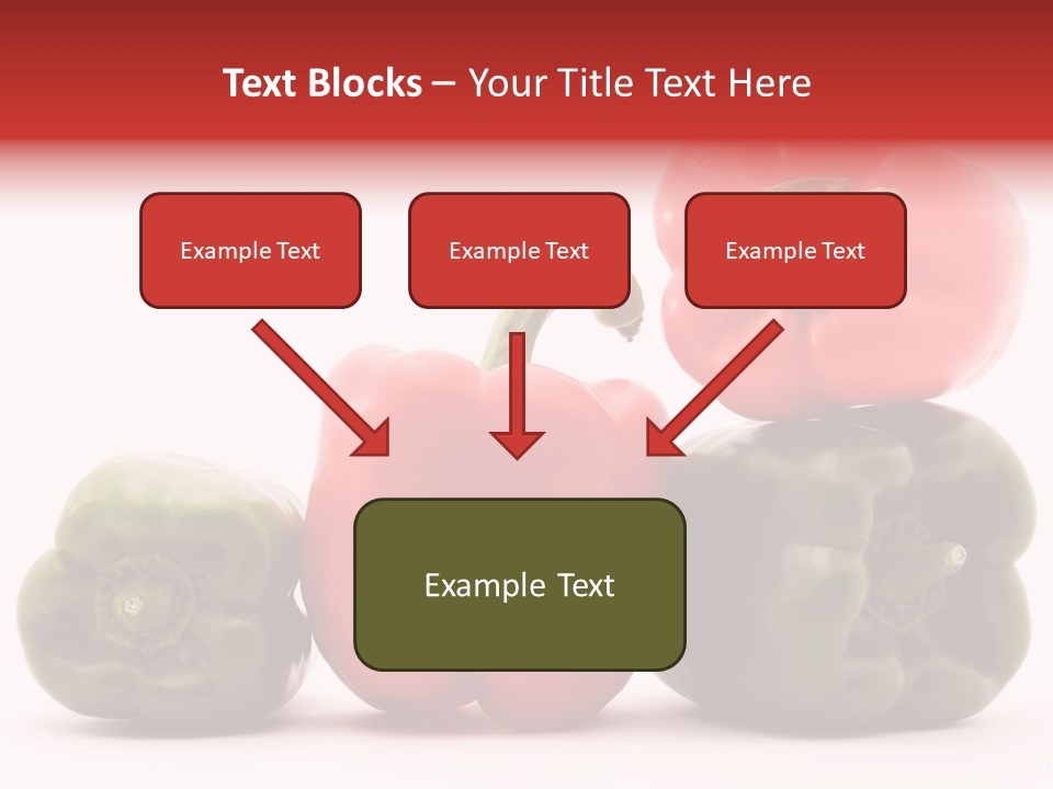 Pepper Diet Food PowerPoint Template