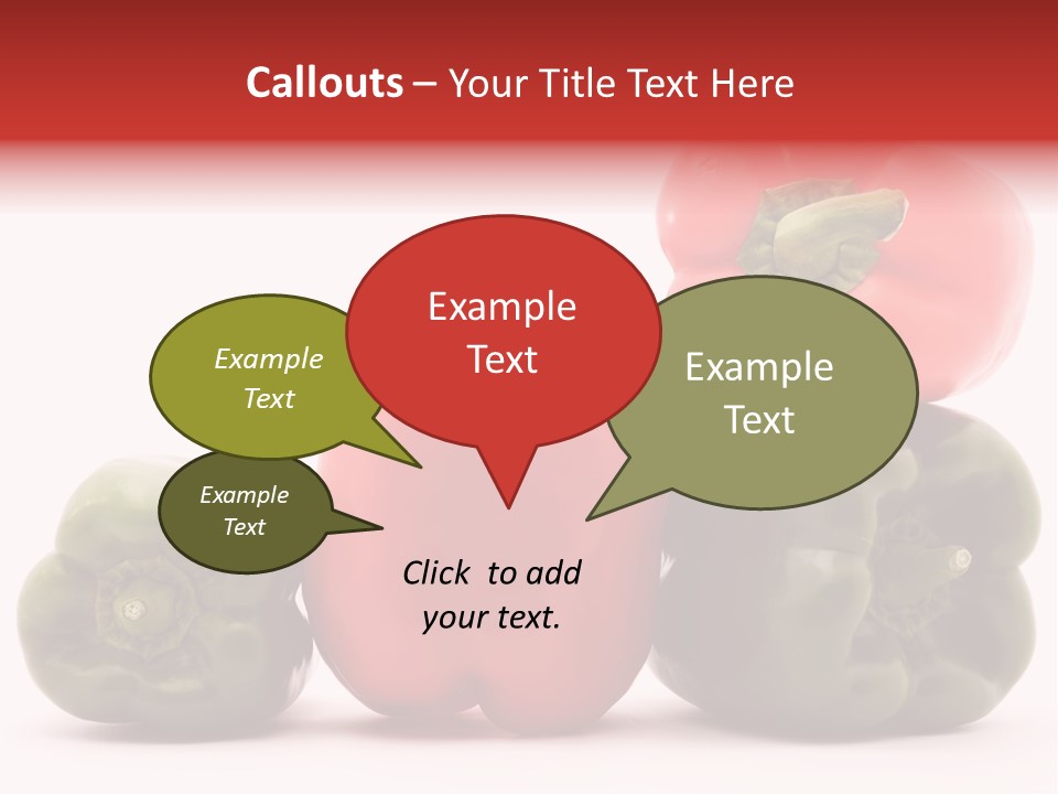 Pepper Diet Food PowerPoint Template