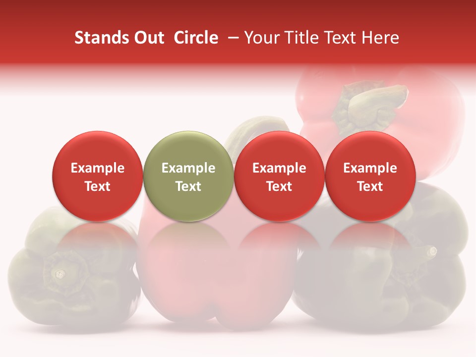 Pepper Diet Food PowerPoint Template