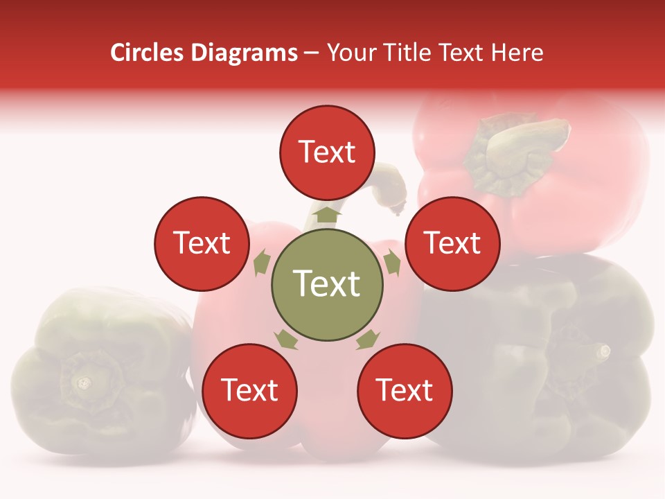 Pepper Diet Food PowerPoint Template