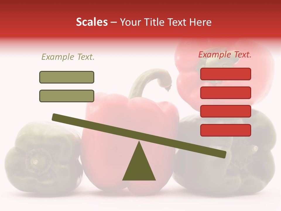 Pepper Diet Food PowerPoint Template