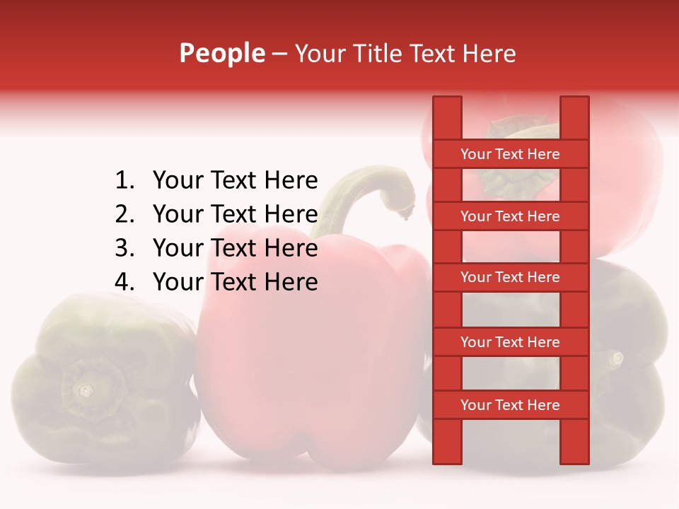 Pepper Diet Food PowerPoint Template