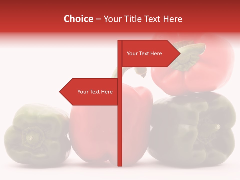 Pepper Diet Food PowerPoint Template