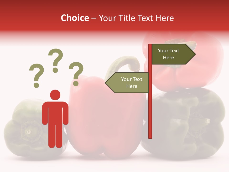 Pepper Diet Food PowerPoint Template