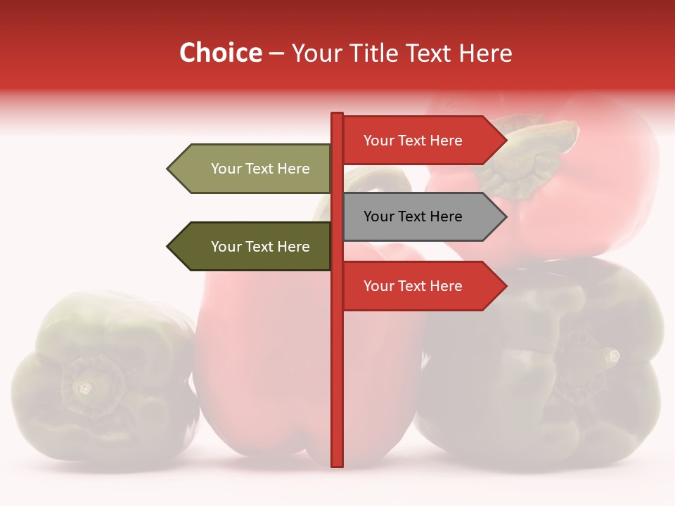 Pepper Diet Food PowerPoint Template