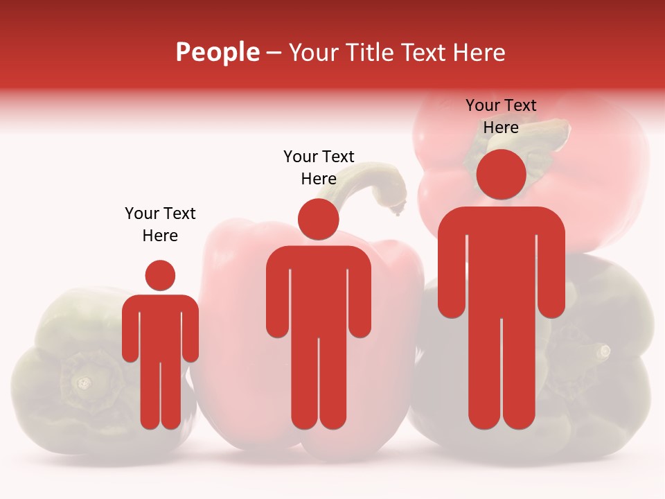 Pepper Diet Food PowerPoint Template