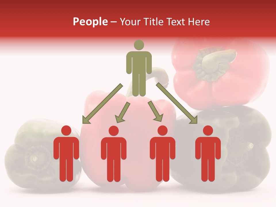 Pepper Diet Food PowerPoint Template