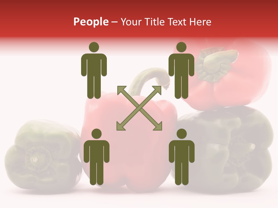 Pepper Diet Food PowerPoint Template