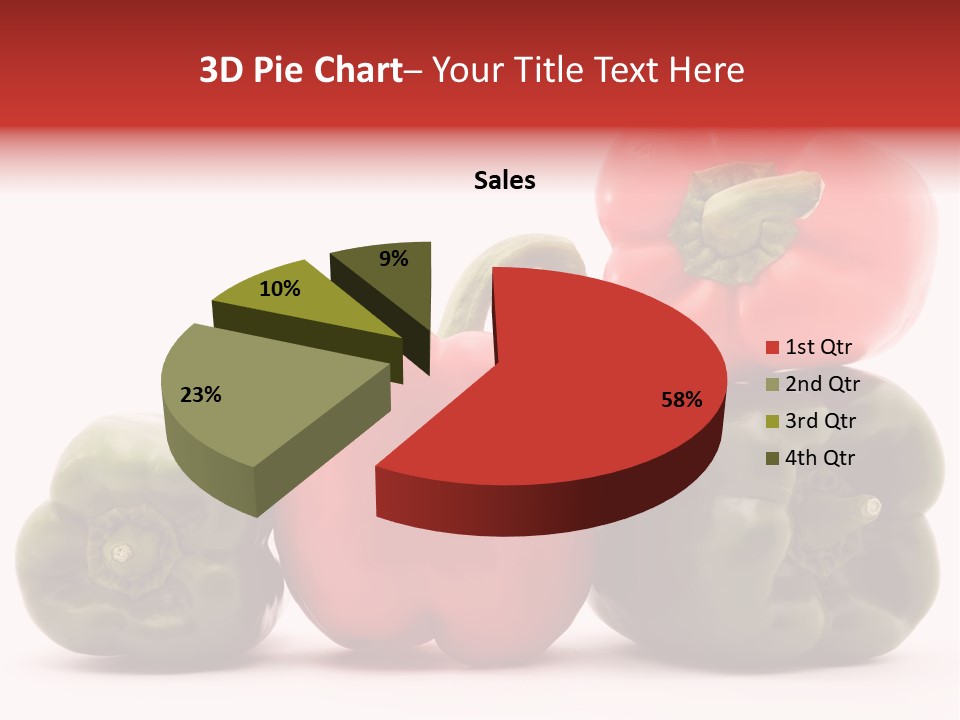 Pepper Diet Food PowerPoint Template