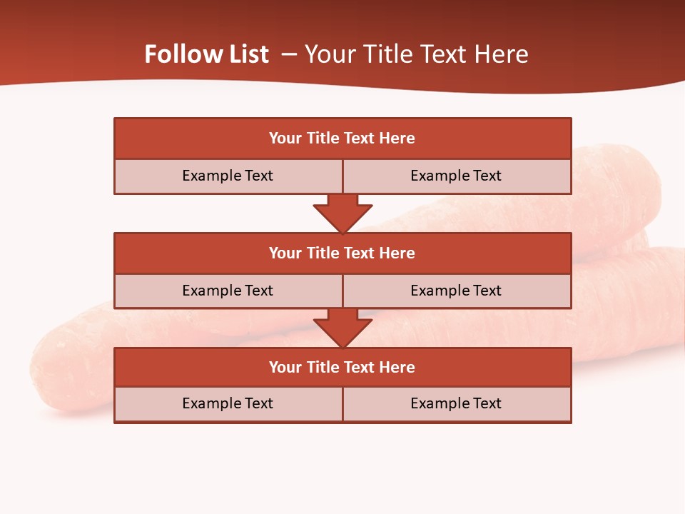Diet Orange Food PowerPoint Template