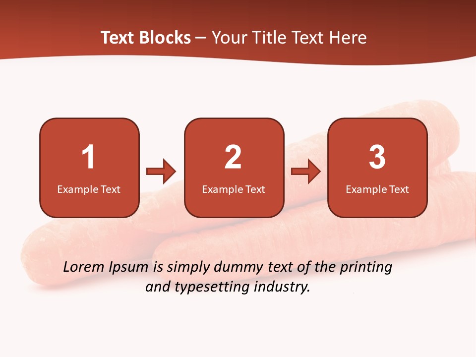 Diet Orange Food PowerPoint Template