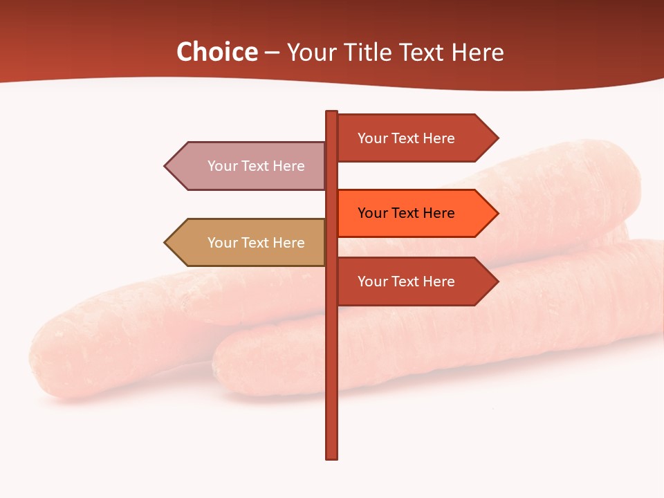 Diet Orange Food PowerPoint Template