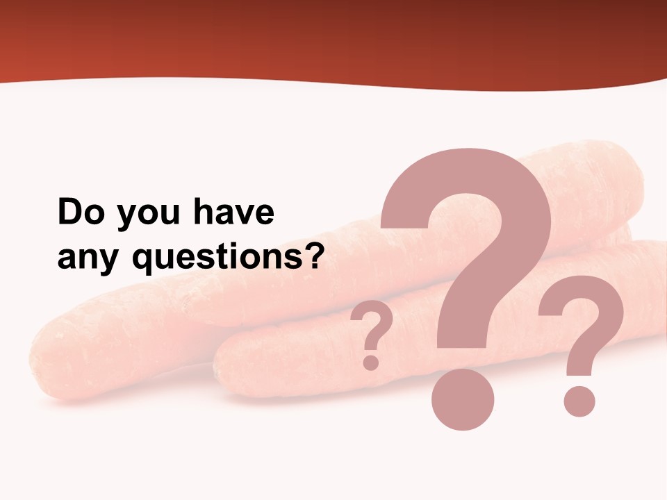 Diet Orange Food PowerPoint Template