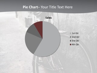 Stationary Contrast Bicycle PowerPoint Template