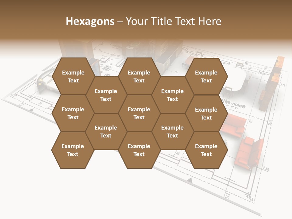 Plan Architect Furniture PowerPoint Template
