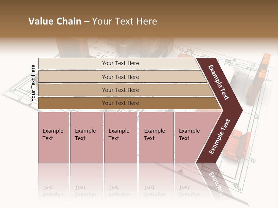 Plan Architect Furniture PowerPoint Template